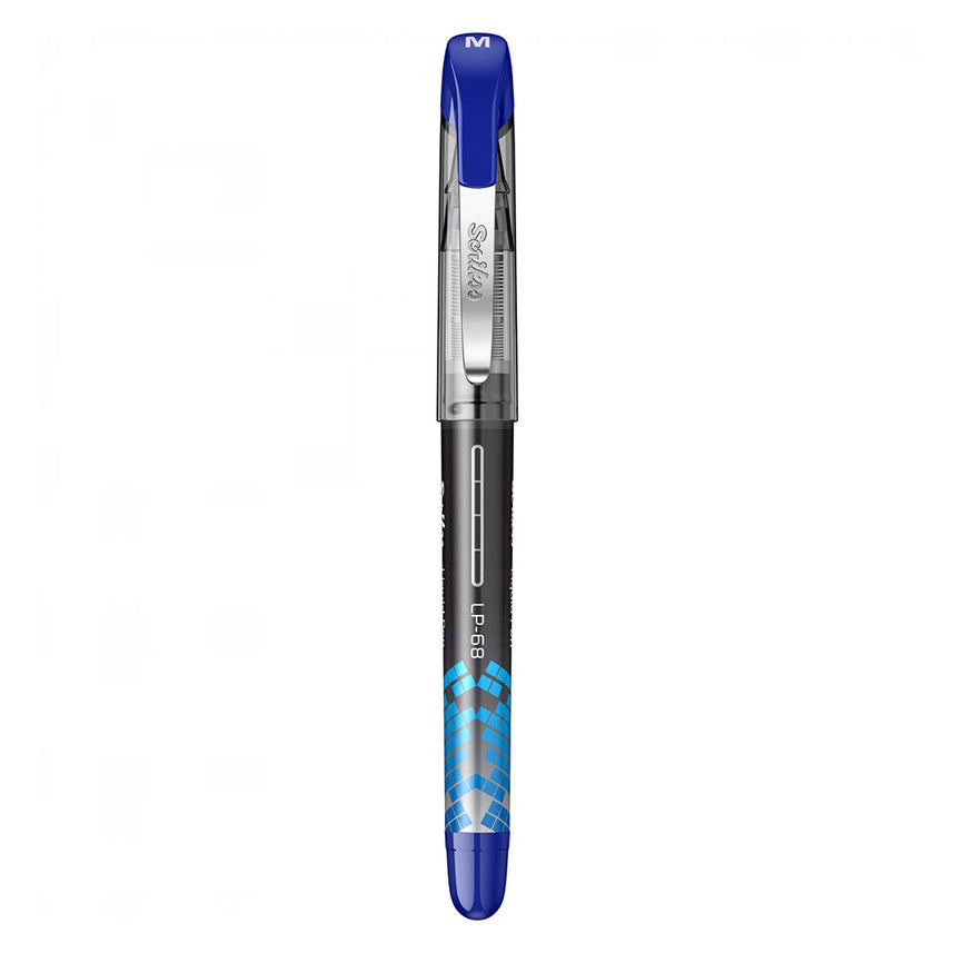 Scrikss | LP-68 | Liquid Pen | Box of 12 | Blue | Smooth Writing