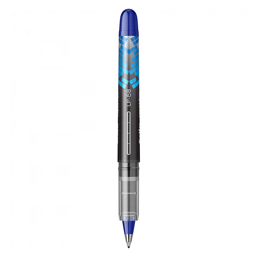 Scrikss | LP-68 | Liquid Pen | Box of 12 | Blue | Smooth Writing
