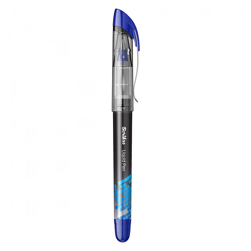 Scrikss | LP-68 | Liquid Pen | Box of 12 | Blue | Smooth Writing