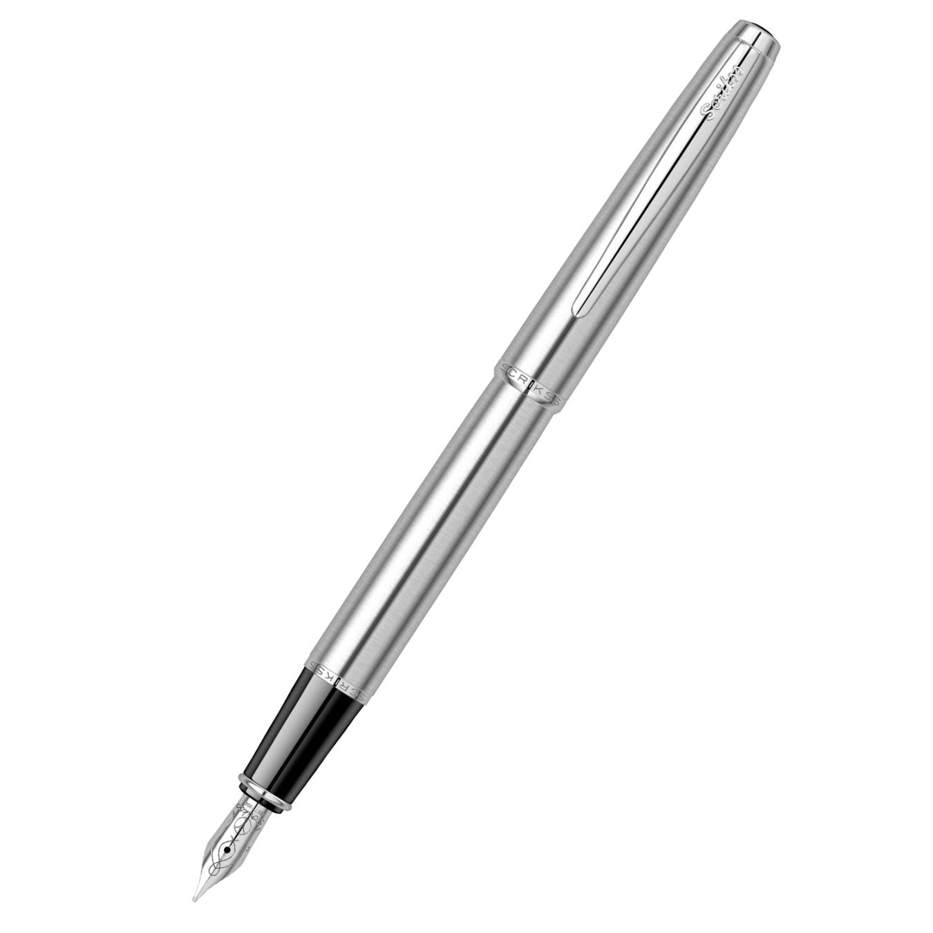 Scrikss Metropolis 78 Fountain Pen | Stainless Steel CT