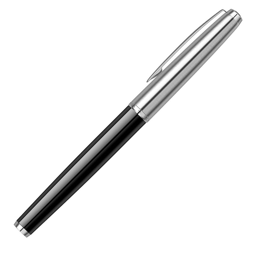 Scrikss | Metropolis | 800 Series | Roller Ball Pen | Brass Body | Chrome Plated Black