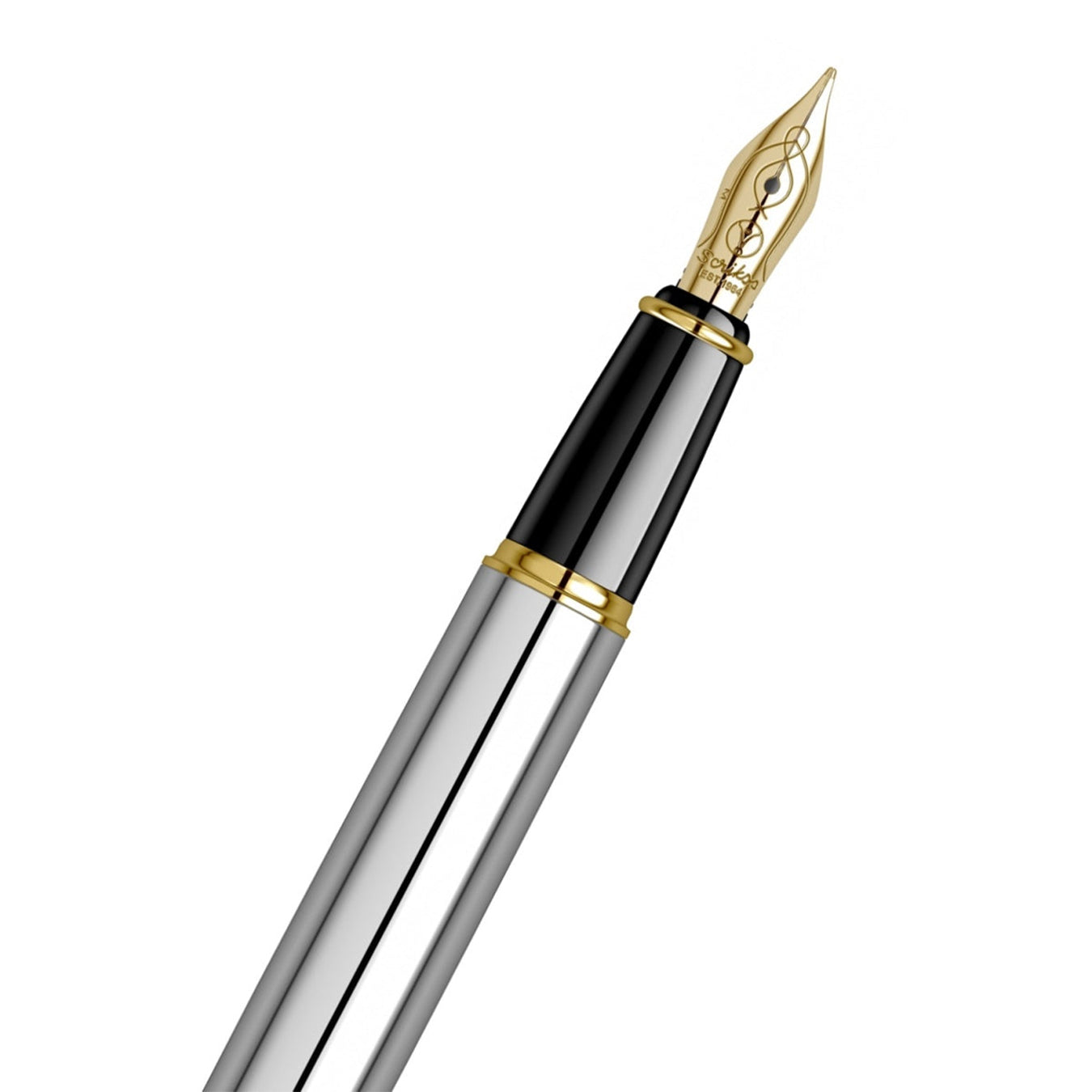 Scrikss Noble 35 Medium nib Fountain Pen - Chrome GT