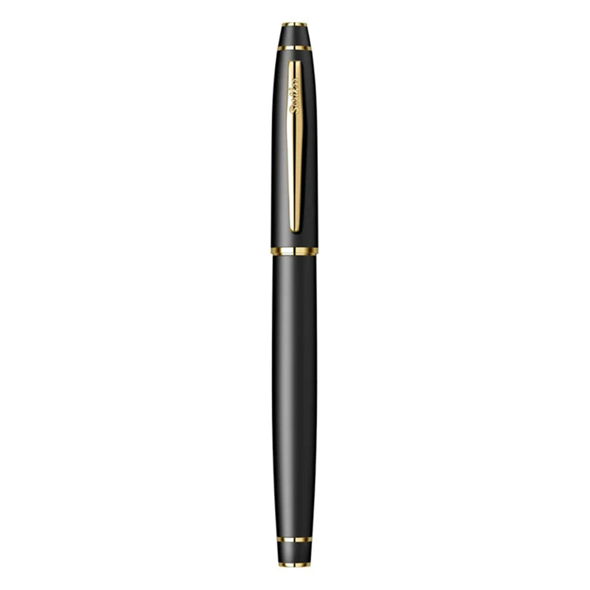 Scrikss Noble 35 Fountain Pen in Matte Black GT 