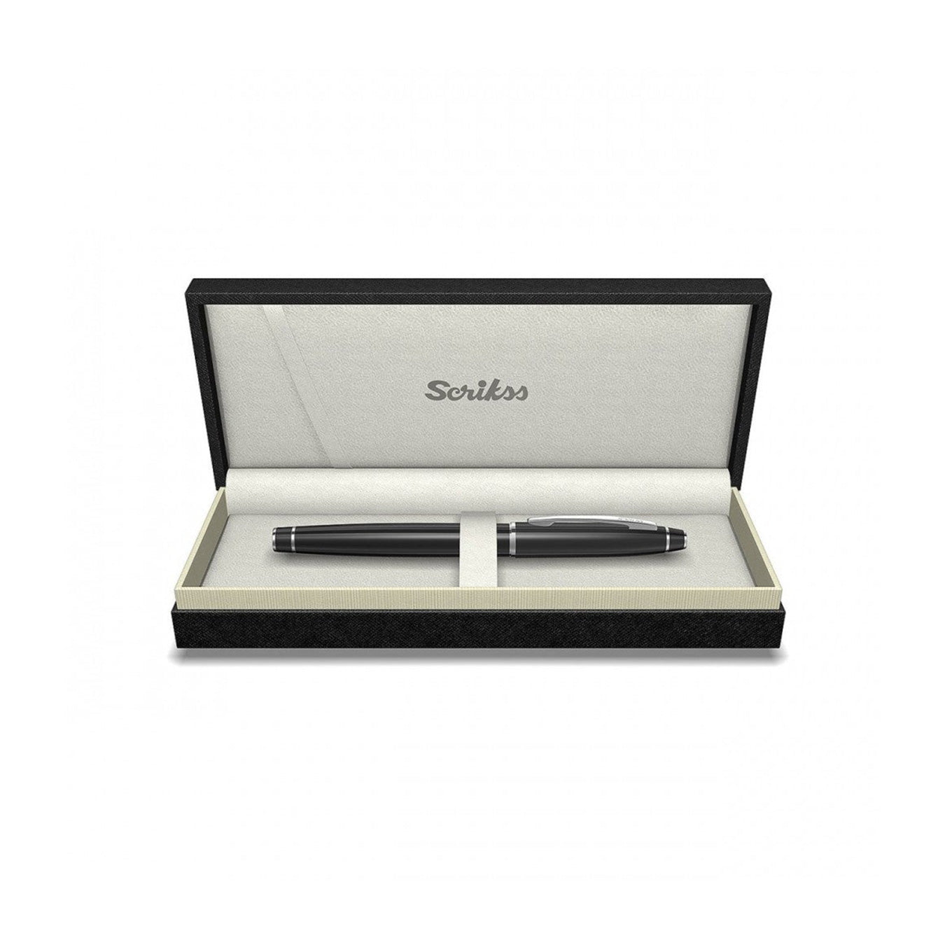 Scrikss Noble 35 Rollerball Pen | Black CT