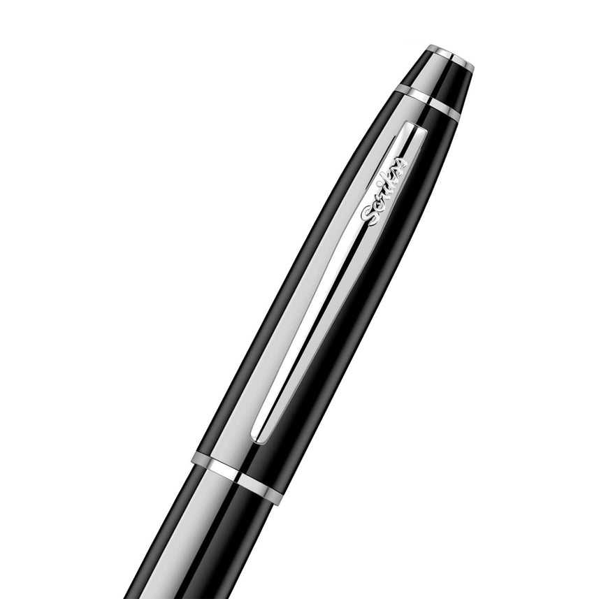 Scrikss Noble 35 Medium nib Fountain Pen - Black CT