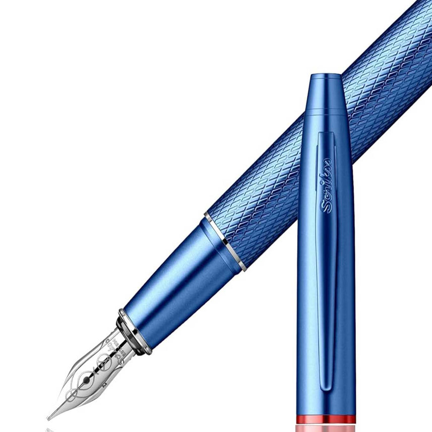 Scrikss Noble 35 Medium nib Fountain Pen - Blue