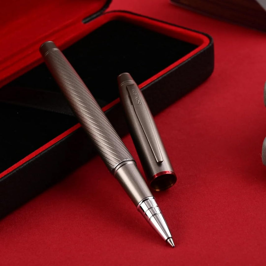 Scrikss |  Noble 35 | Roller Ball Point Pen | Matte Titanium