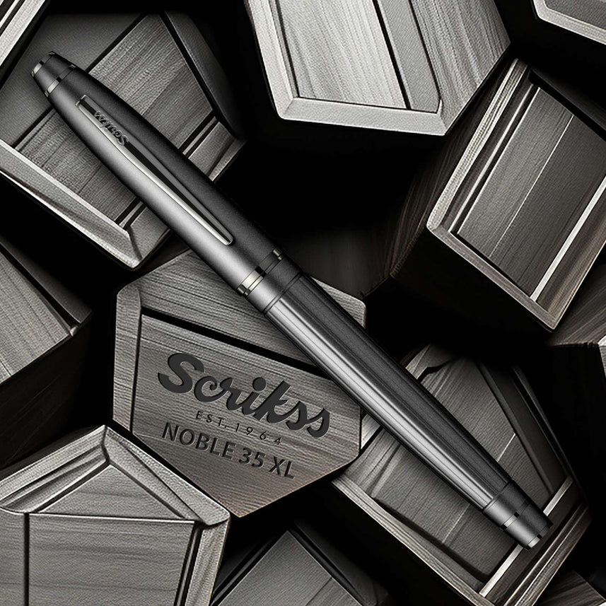 Scrikss | Noble | Fountain Pen | 350 | Anthracite | Medium Nib