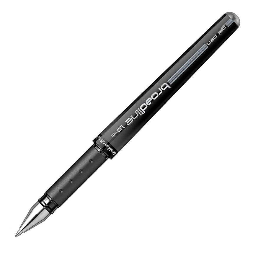 Scrikss | Office Broadline | 0.1mm | Gel Pen | Black | Pack Of 12