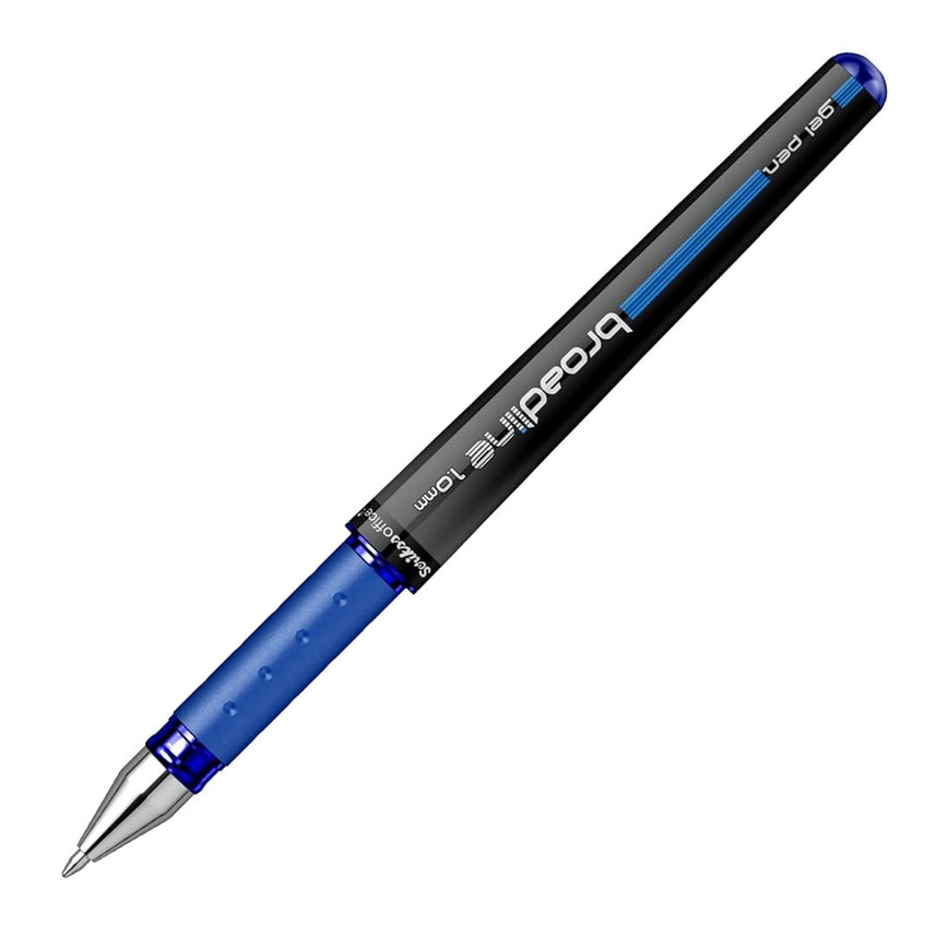 Scrikss Broadline Gel Pen 1mm (Pack Of 12) | Blue