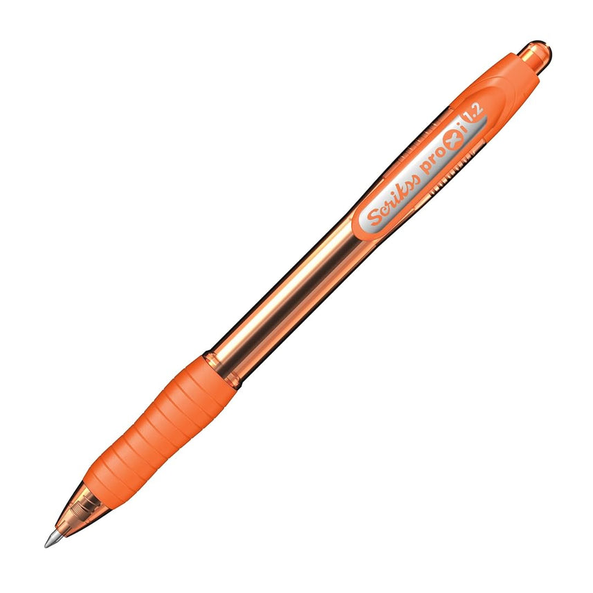 Scrikss | Proxi Series | Ball Point Pen | 12 Peach Orange Barrel