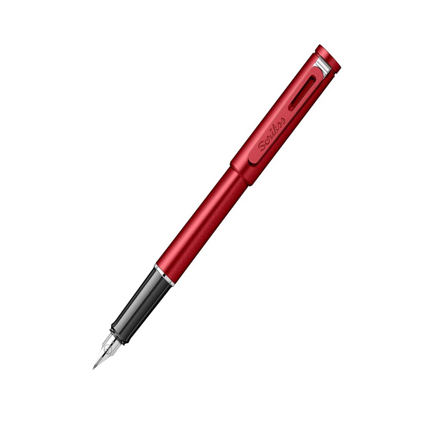 Scrikss | Punto Series | Fountain Pen | Medium Nib | Burgundy