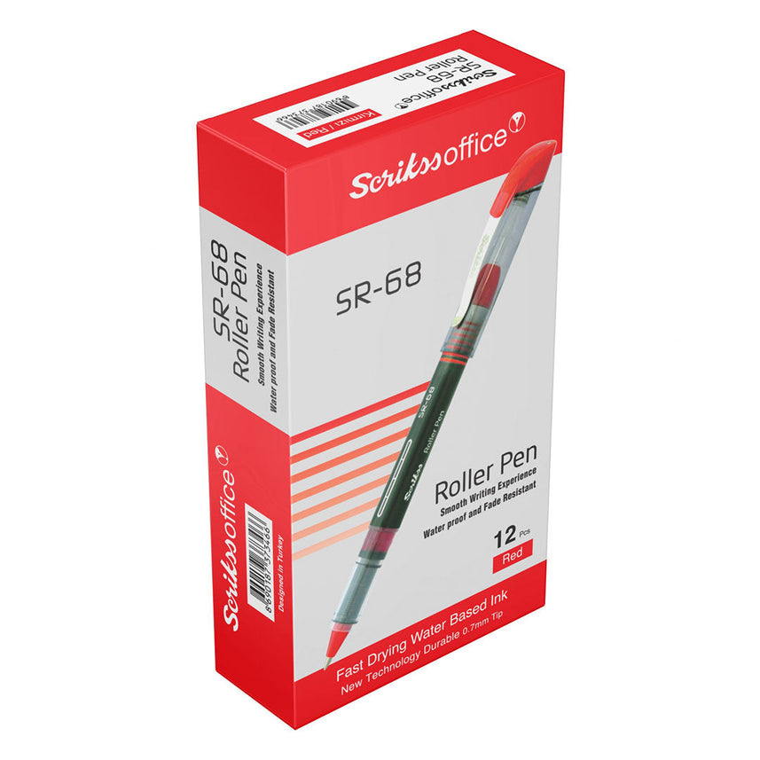 Scrikss | SR-68 | Rollerball Ink Pen 0.7mm | Red