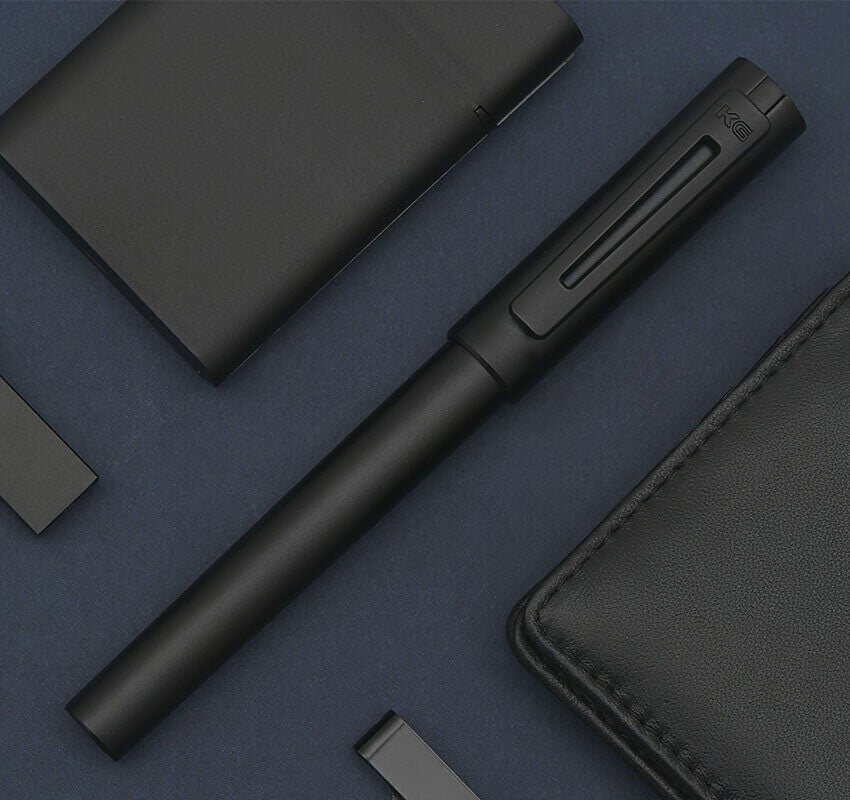 Sky Metal Fountain Pen - INDOFUTURE - Sky-Metal-Black - Fountain Pen