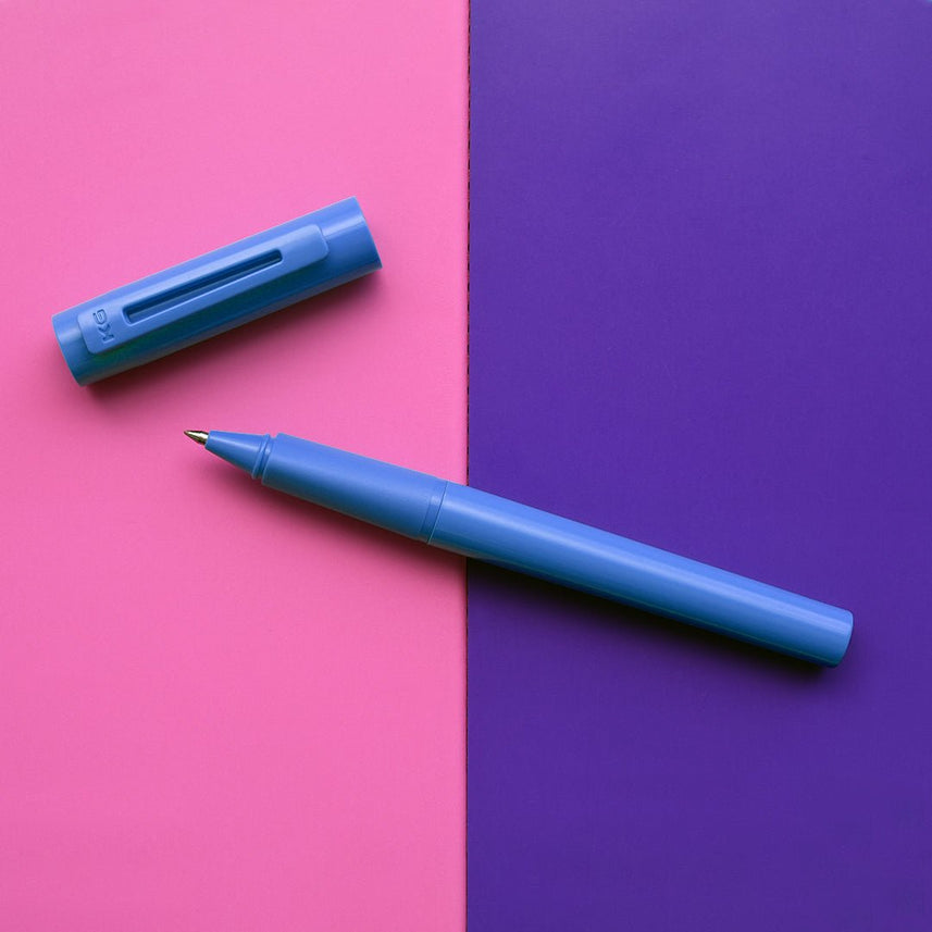 Sky Roller Ball Pen 0.5mm Black Ink - INDOFUTURE - Kaco - Sky - Blue - Roller Ball Pen