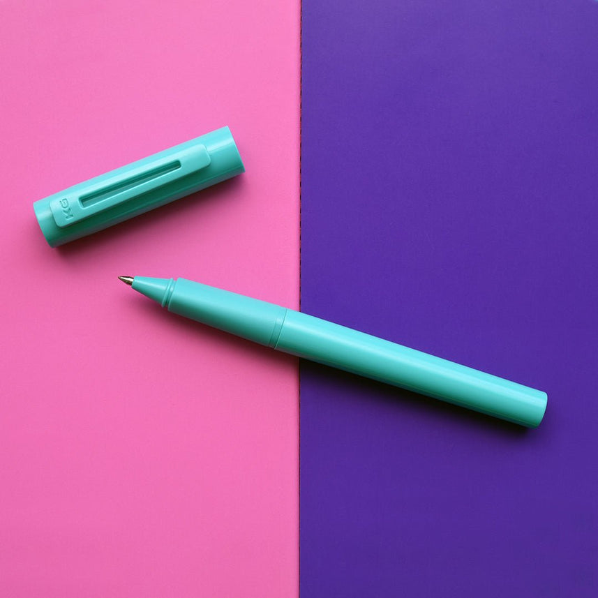 Sky Roller Ball Pen 0.5mm Black Ink - INDOFUTURE - Kaco - Sky - Green - Roller Ball Pen