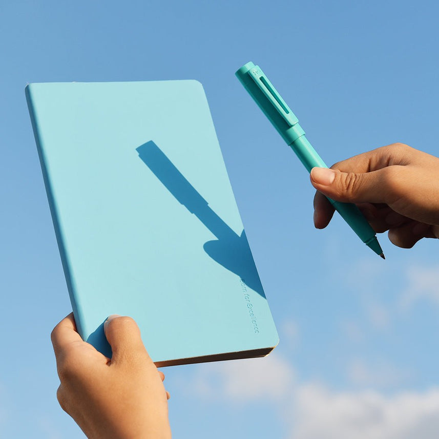 Sky Roller Ball Pen 0.5mm Black Ink - INDOFUTURE - Kaco - Sky - Green - Roller Ball Pen