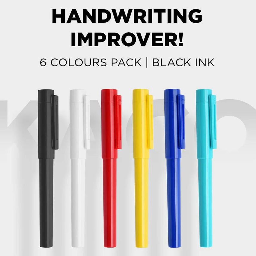 Sky Roller Ball Pen 0.5mm Black Ink - INDOFUTURE - Kaco - Sky - pack of 5 - Roller Ball Pen