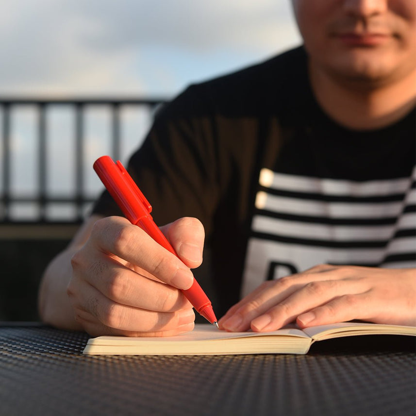 Sky Roller Ball Pen 0.5mm Black Ink - INDOFUTURE - Kaco - Sky - Red - Roller Ball Pen