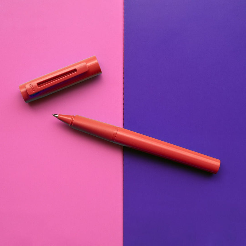 Sky Roller Ball Pen 0.5mm Black Ink - INDOFUTURE - Kaco - Sky - Red - Roller Ball Pen