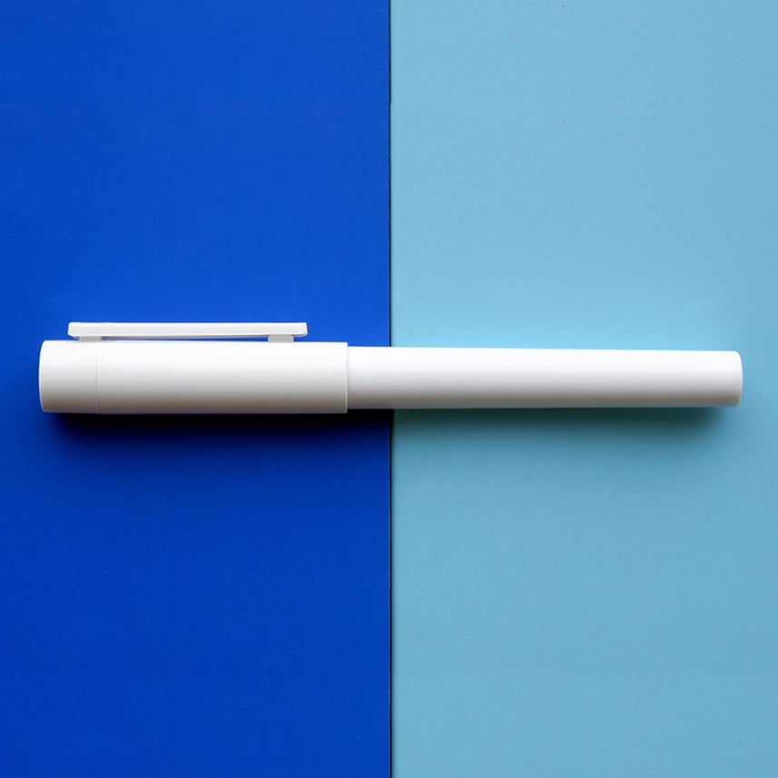 Sky Roller Ball Pen 0.5mm Black Ink - INDOFUTURE - Kaco - Sky - white - Roller Ball Pen