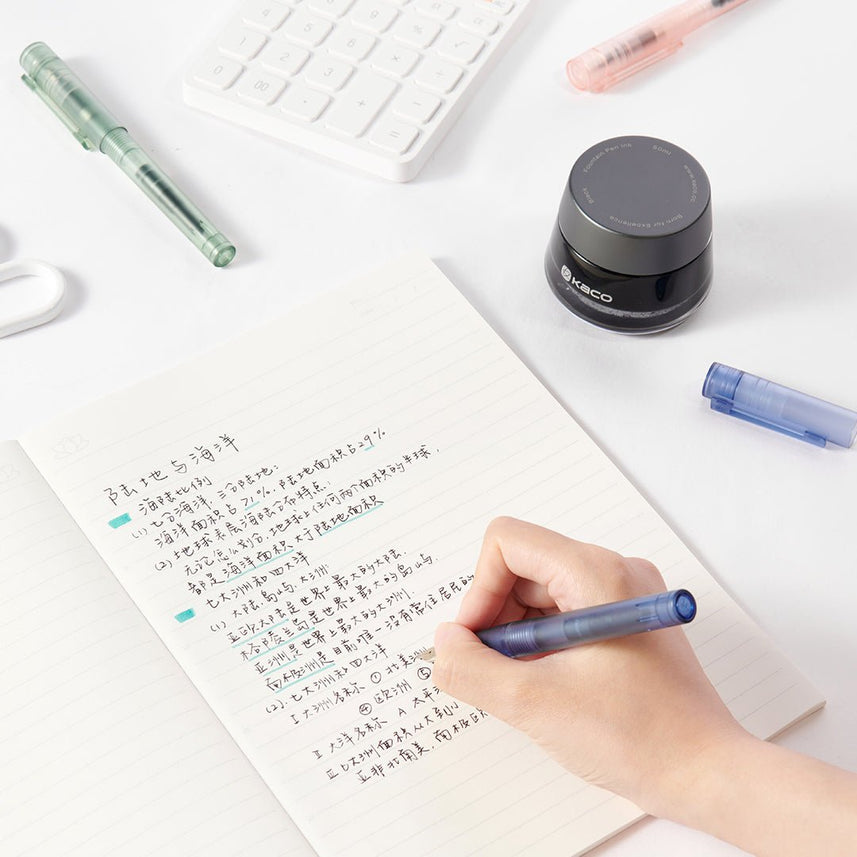 Sky Transparent Fountain Pen - INDOFUTURE - SkyPlasticfountain-5 - Fountain Pen