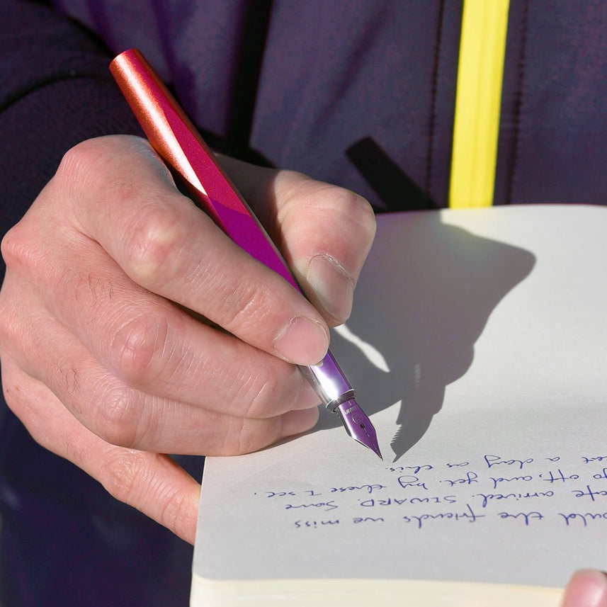 Square Fountain Pen - INDOFUTURE - Red - Fountain Pen