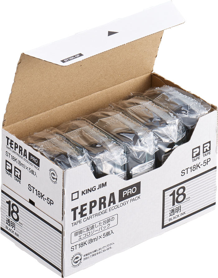TEPRA PRO Tape Cartridge Eco Friendly Packaging