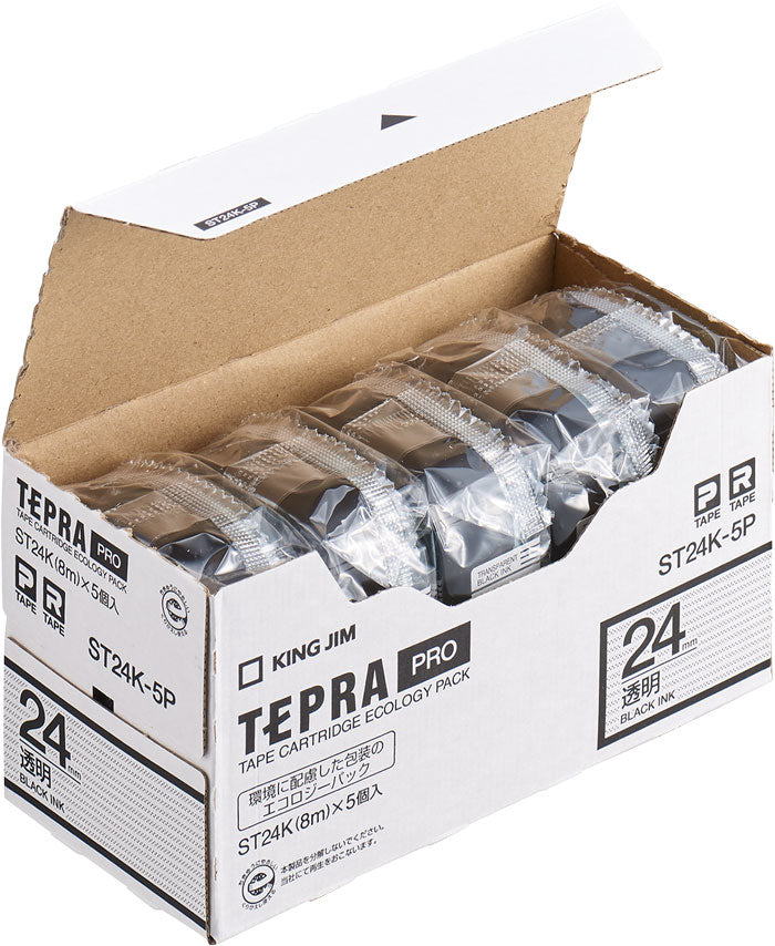 TEPRA PRO Tape Cartridge Eco Friendly Packaging