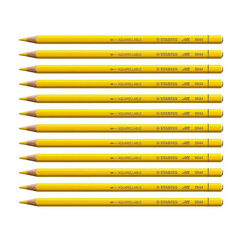 Stabilo | All Graphite Pencil | 12 Count Pack Of 1 | Yellow