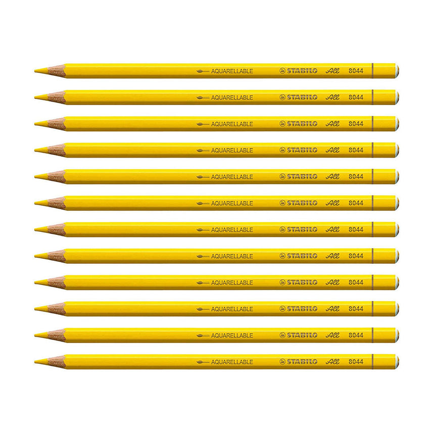 Stabilo | All Graphite Pencil | 12 Count Pack Of 1 | Yellow
