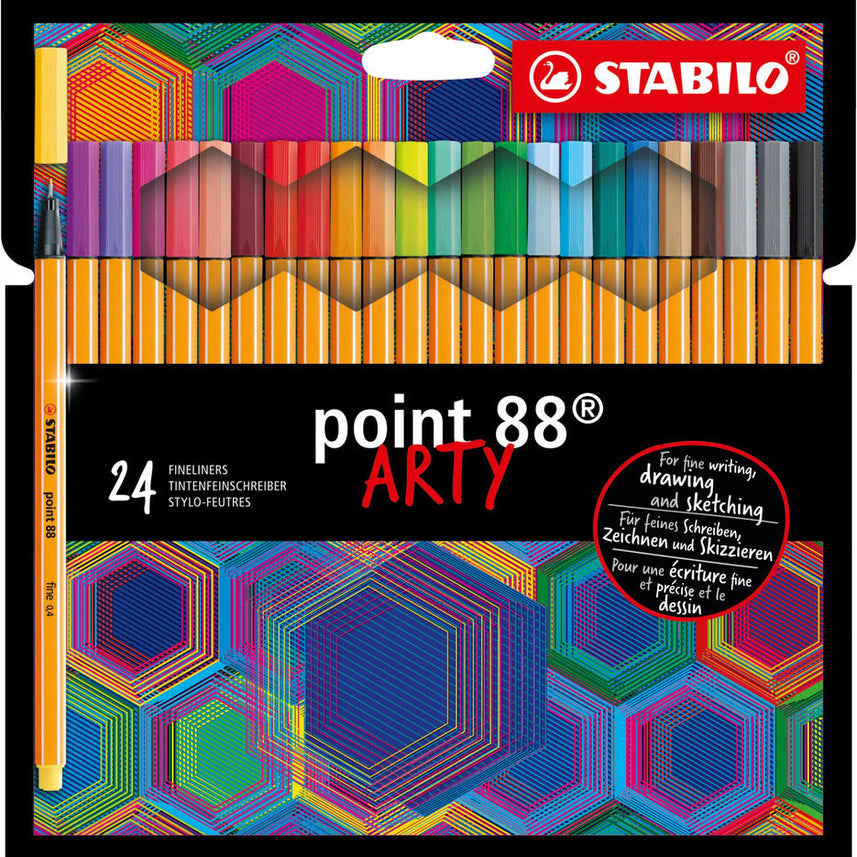 Stabilo | Arty | Point 88 | Fineliner | Wallet of 24