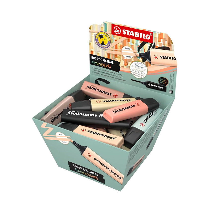 STABILO BOSS Original NatureColors Highlighter - Set of 30