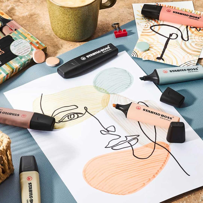 STABILO BOSS Original NatureColors Highlighter - Set of 30