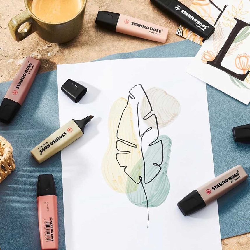 STABILO BOSS Original NatureColors Highlighter - Set of 30