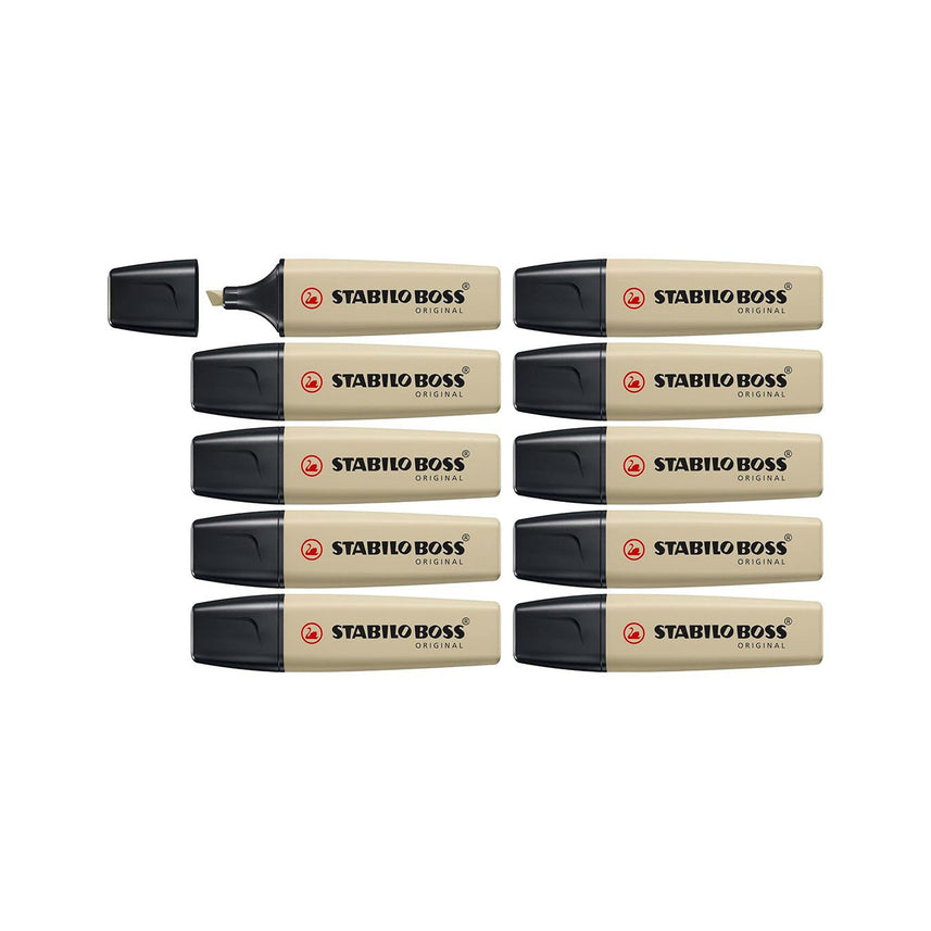 STABILO BOSS ORIGINAL NatureCOLORS Highlighter - Mud Green (10 PCS)
