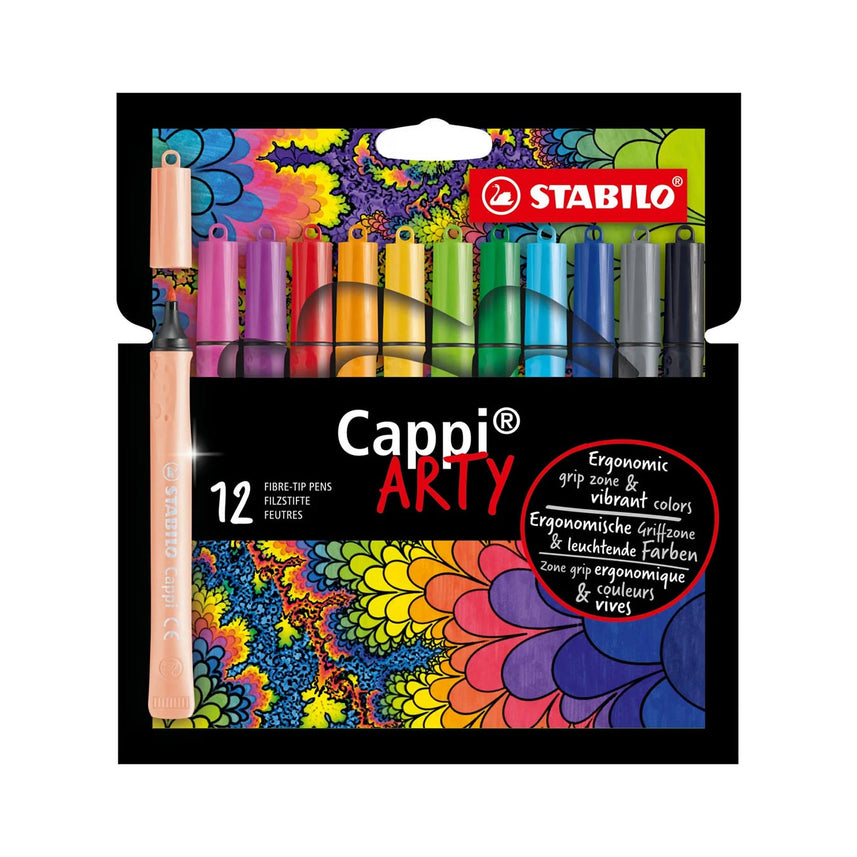Stabilo | Cappi Arty | Felt Tip Pen | Pack Of 12