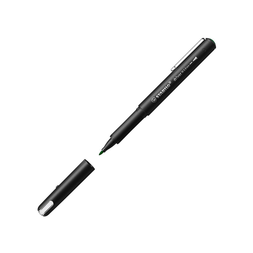 Stabilo | dr!ver Series | Premium Fineliner | 0.8mm | Medium | Green