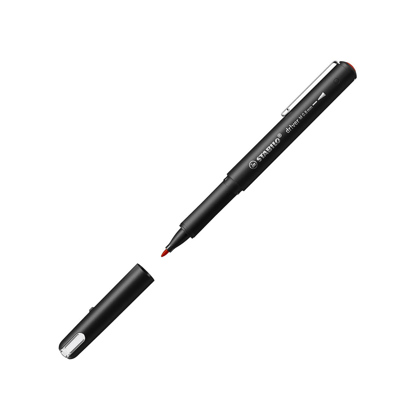 Stabilo | dr!ver Series | Premium Fineliner | 0.8mm | Medium | Red