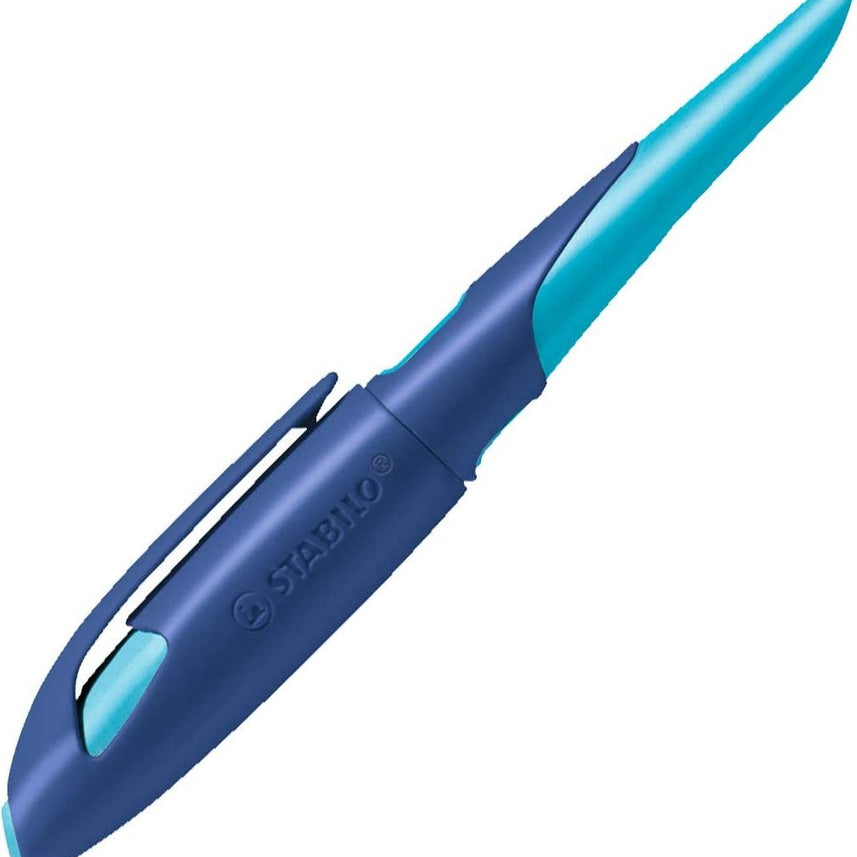Stabilo | Easy Birdy | Fountain Pen | Right Handed | Blue-Azure | A nib - penpencilink