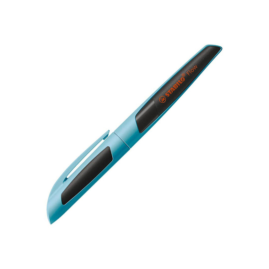 Stabilo | Flow | Ballpoint Pen | Purist Blue | Pack of 1 | Including Blue Refill | 0.5mm