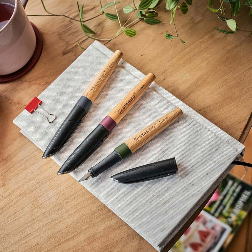 STABILO Grow Climate Neutral Fountain Pen - Moss Green