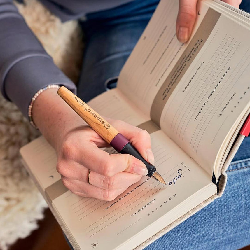 Stabilo | Fountain Pen | Grow | Climate Neutral | Plum Red