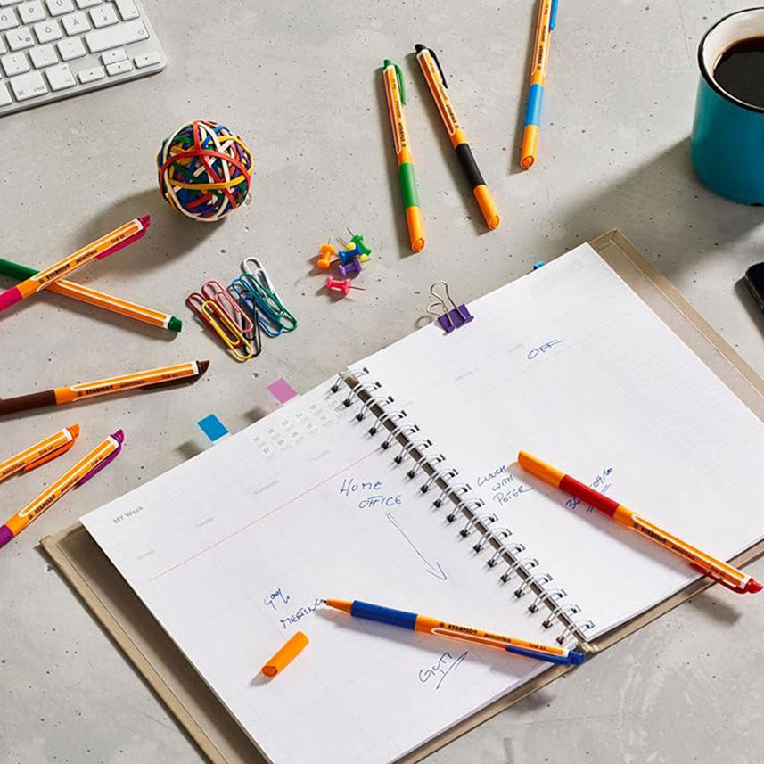 Stabilo | Gel Roller Ball Pen | Point Visco | Wallet Of 4