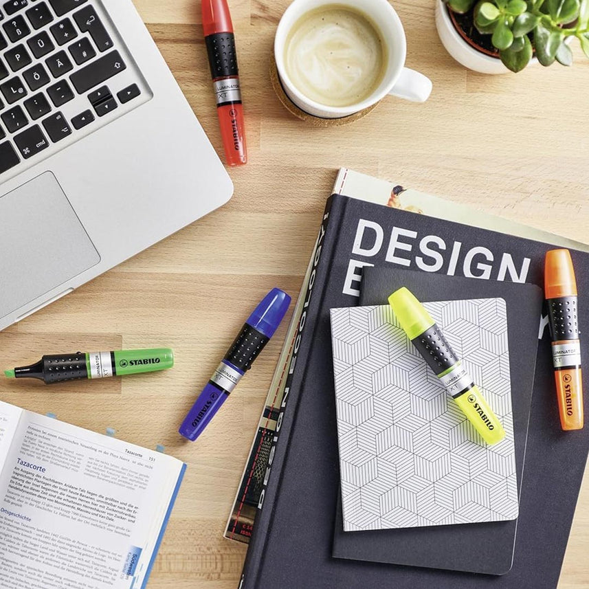 Stabilo | Luminator Neon | Highlighter | Pack of 1 | Red