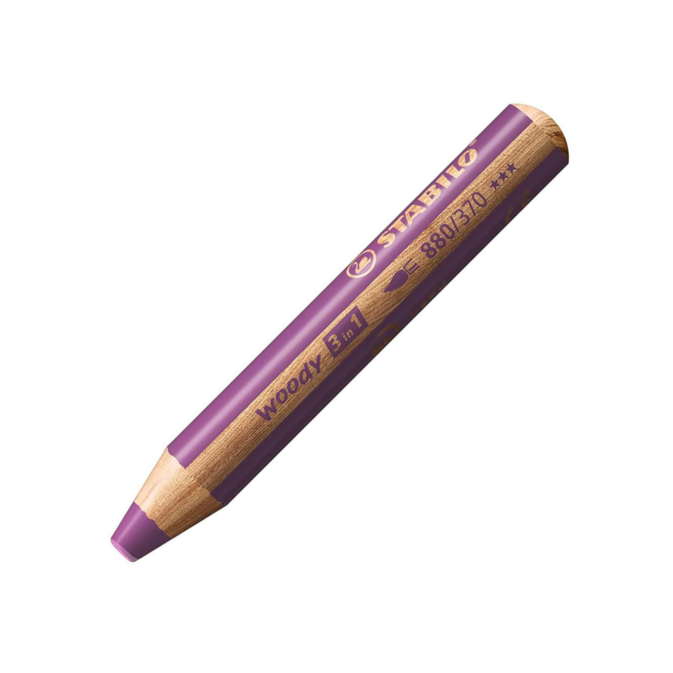 Stabilo | Multi-Talented Pencil | Woody 3 In 1 Duo | Lilac | 1 Piece