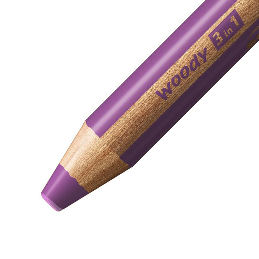Stabilo | Multi-Talented Pencil | Woody 3 In 1 Duo | Lilac | 1 Piece