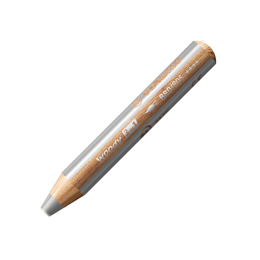 Stabilo | Multi-Talented Pencil | Woody 3 In 1 Duo | Silver | 1 Piece
