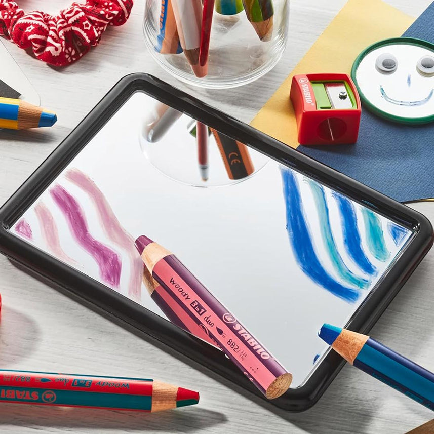 Stabilo | Multi-Talented Pencil | Woody 3 In 1 Duo |  Turquoise/Light Green | 1 Piece