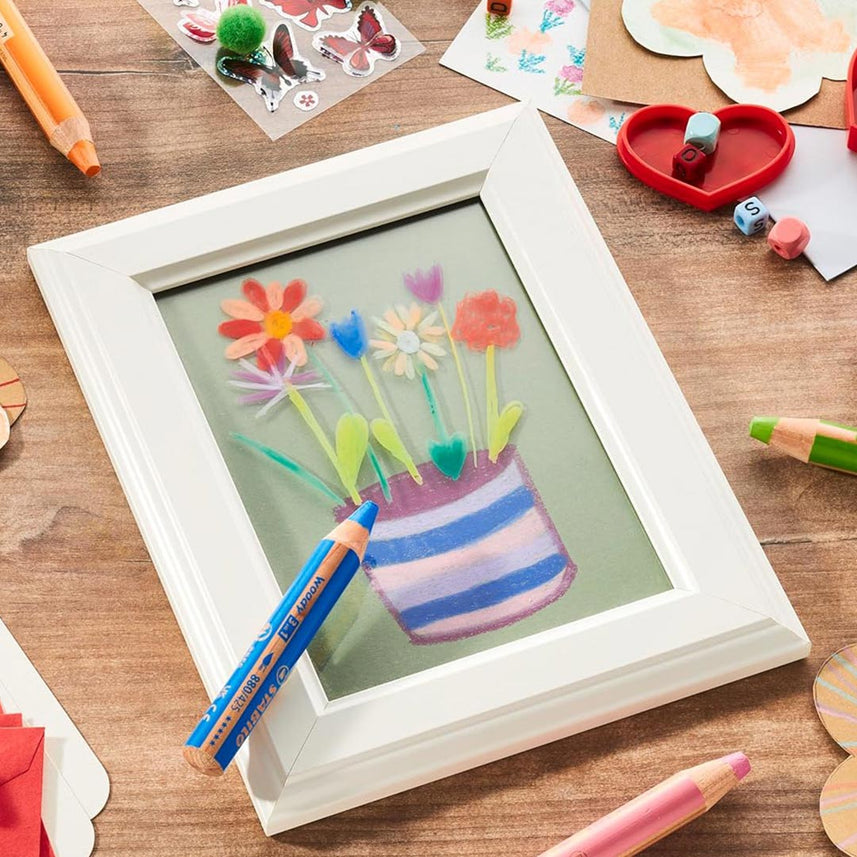 Stabilo | Multi-Talented Pencil | Woody 3 In 1 Duo | Violet | 1 Piece